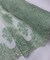 Sage Green Sequin Embroidered Lace Fabric by the Yard, 54" Wide Floral Mesh Lace with Double Scalloped Edges
